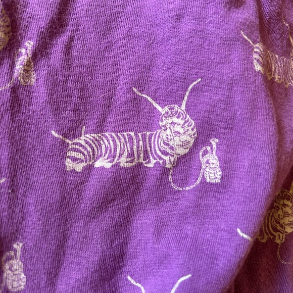 Kate Quinn Alice in Wonderland Purple Footie - Picture 4 of 5